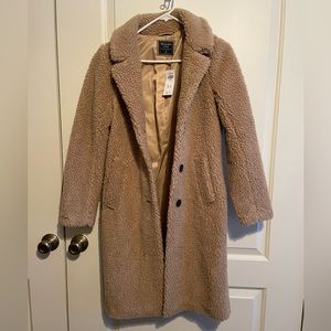 Abercrombie & Fitch Teddy Long Coat